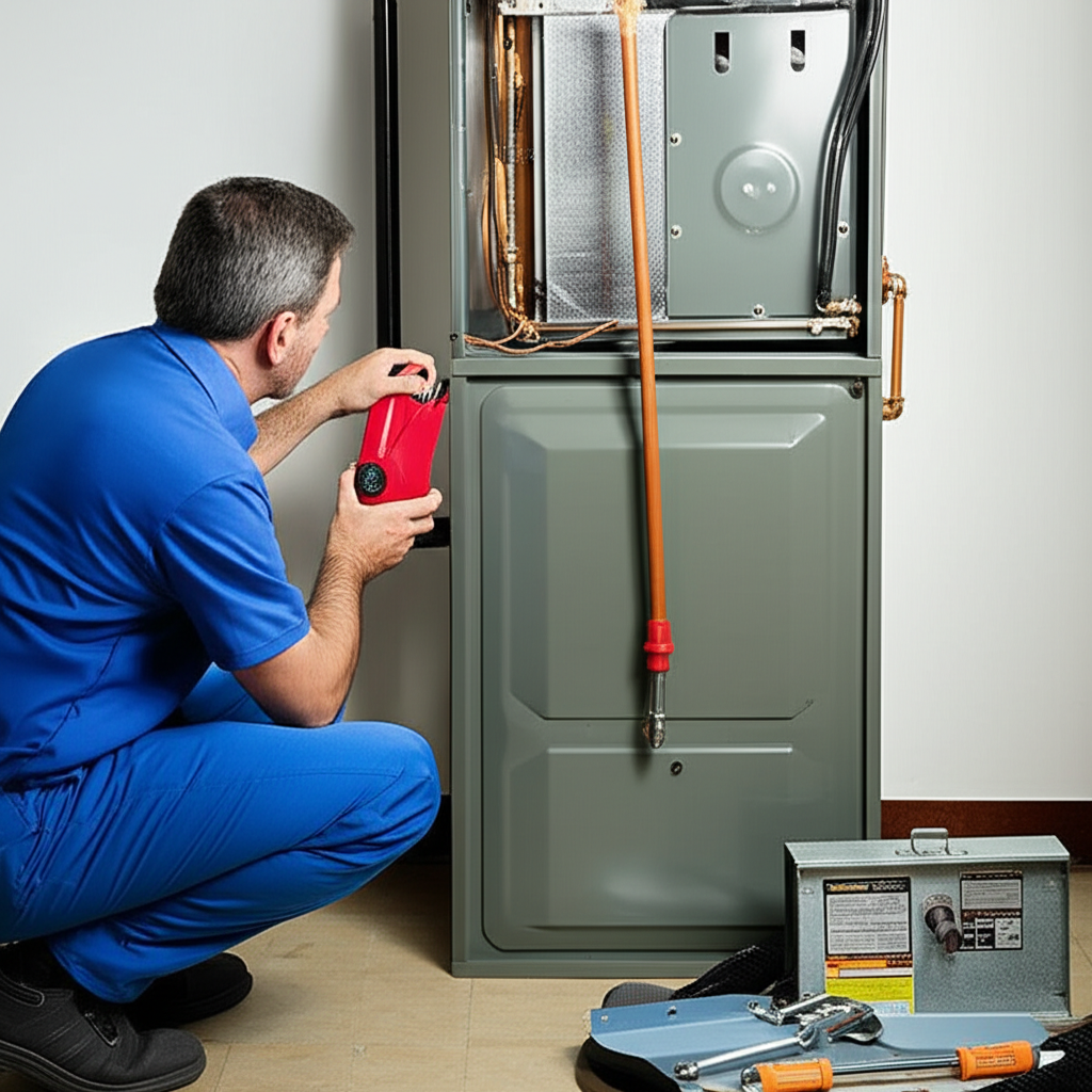 Cyclone HVAC furnace replacement service